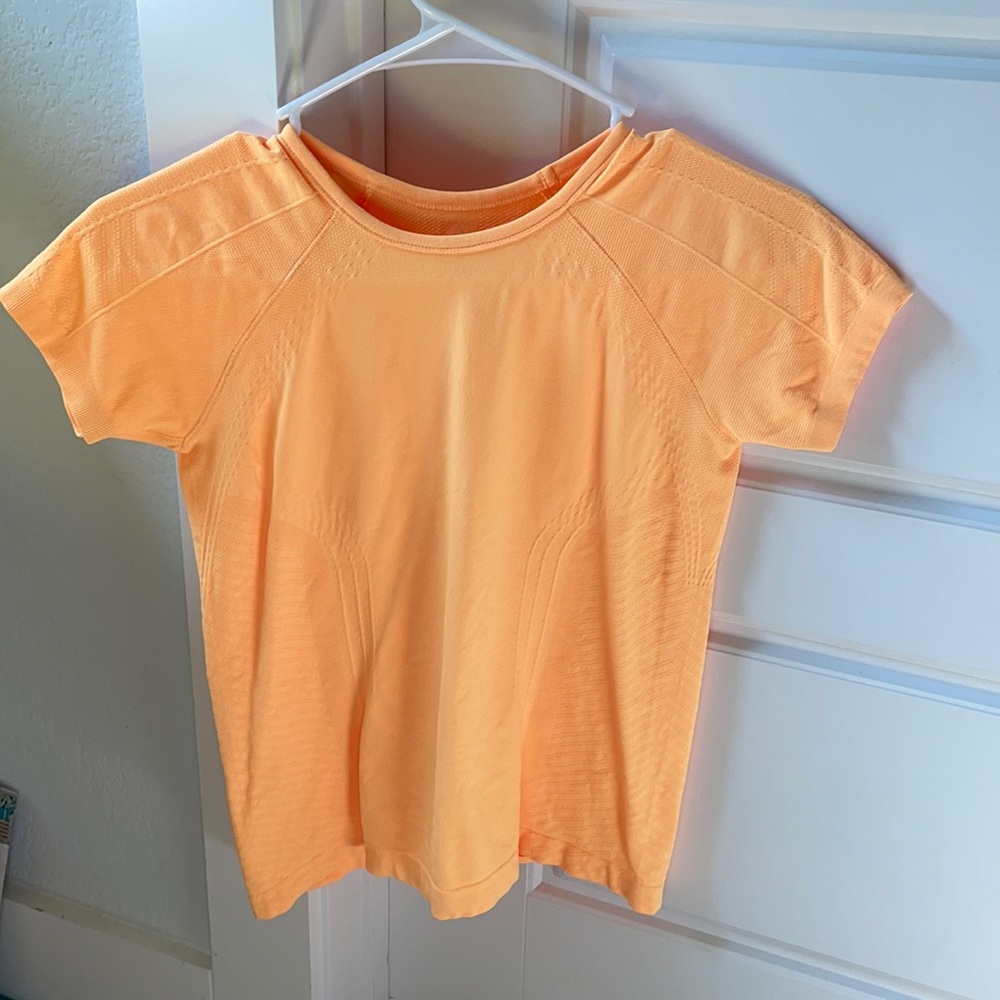 Athleta Girl Neon Orange Tee